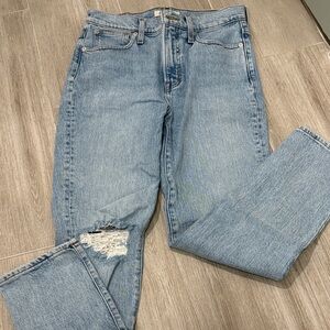 Madewell Light wash Vintage Crop Womens Jeans 26